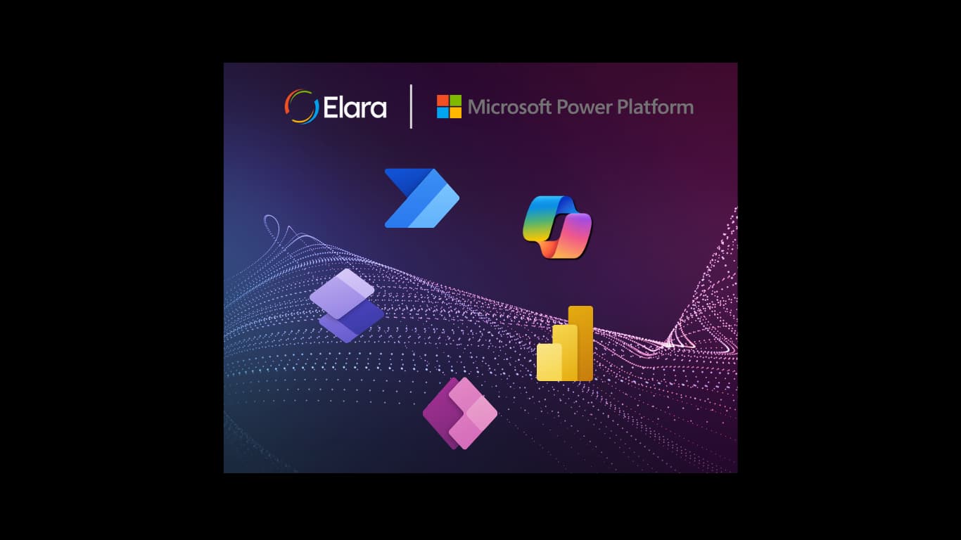 Illustration introducing the Microsoft Power Platform suite of tools.